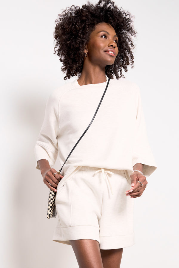 everve Tablor Raglan Tee Ivorymarl