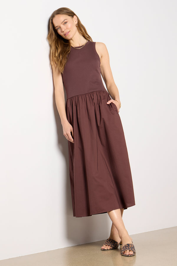 Everve Take Me Away Midi Dress Mesamesa