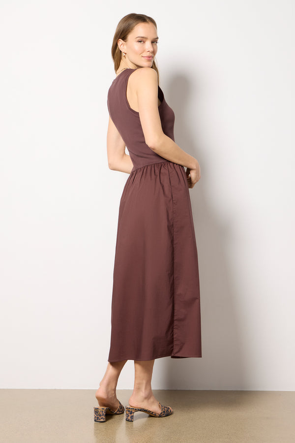 Everve Take Me Away Midi Dress Mesamesa