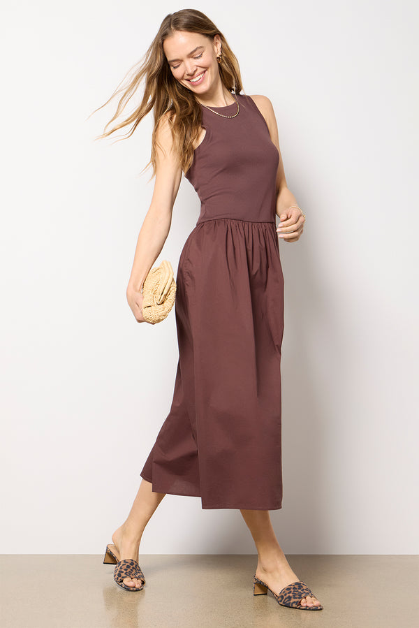 everve Take Me Away Midi Dress Mesamesa