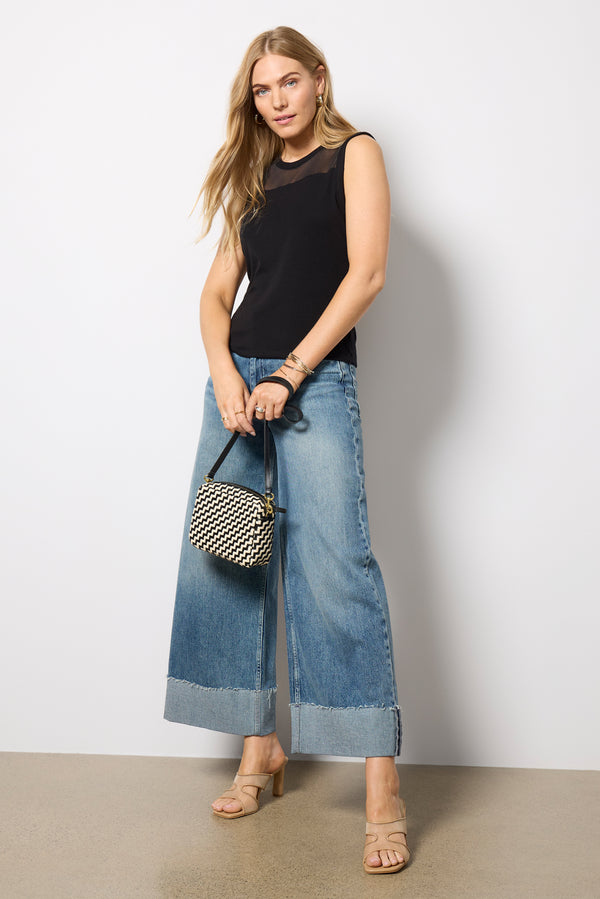 Everve Tate Mesh Tank Black