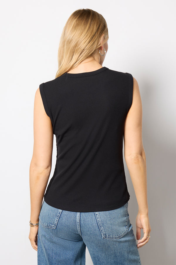 Everve Tate Mesh Tank Black