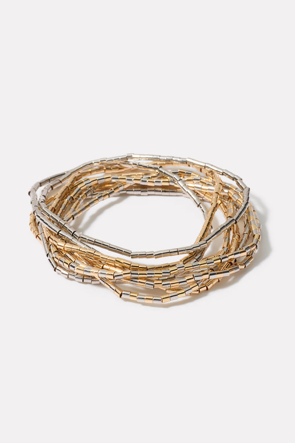 Everve Tay Two Tone Bracelet Pack Gold/Silver