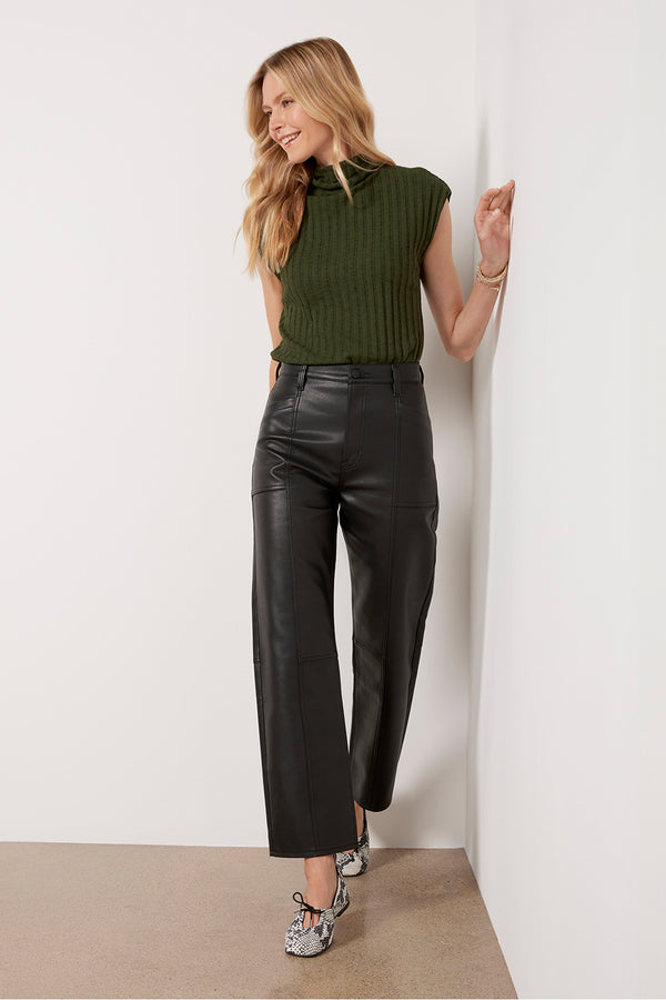 everve Taylor Vegan Pants Slateblack