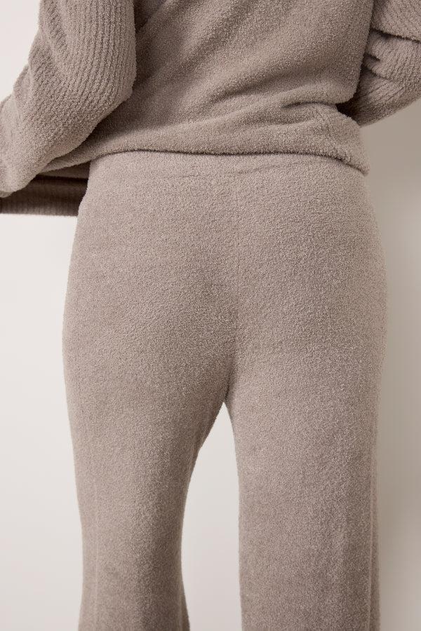 Everve Textured Pant Pewter