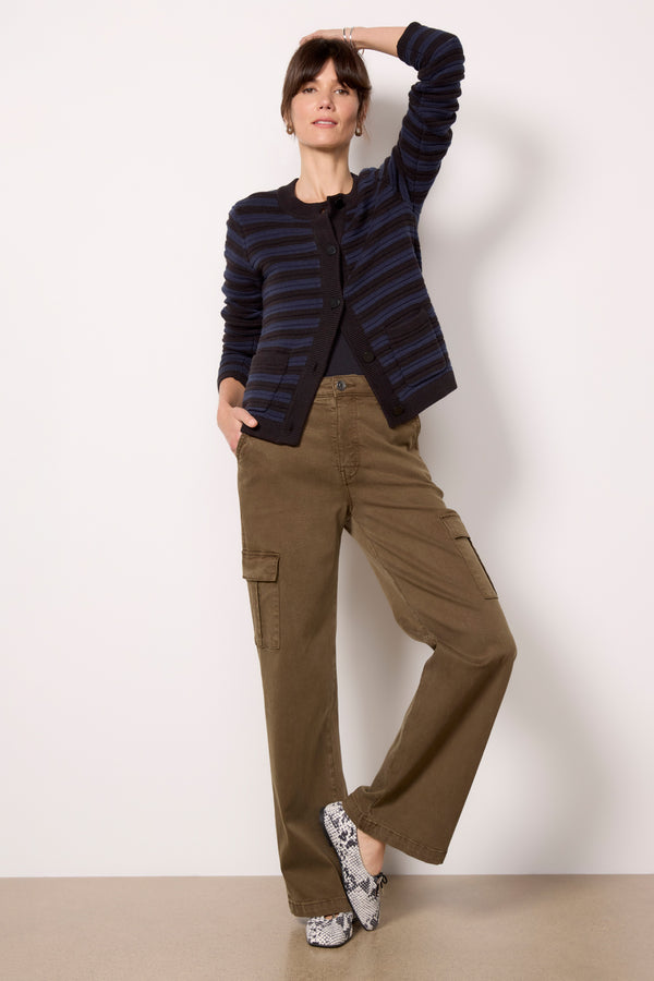 Everve The Elevated Cardigan Navyblazer/Black
