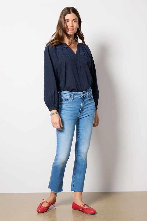 everve The Insider Crop Step Fray Outoftheblue