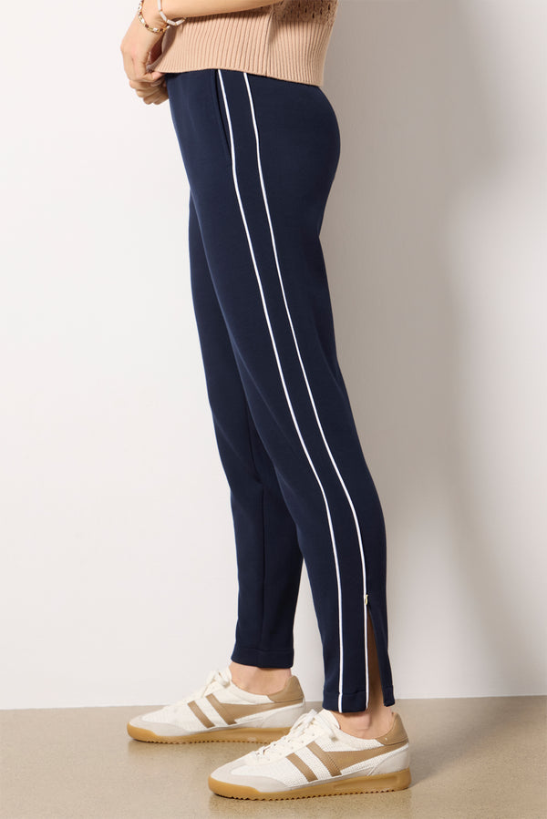Everve The Slim Piped Pant 27.5` Navy