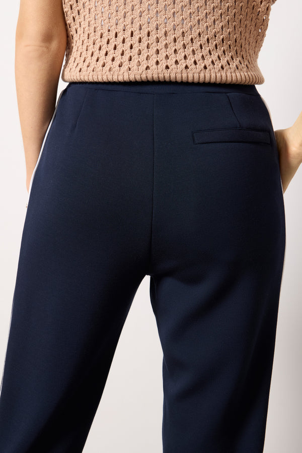 Everve The Slim Piped Pant 27.5` Navy