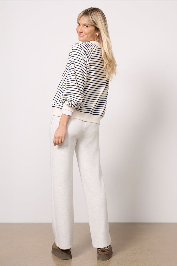 Everve The Wide Leg Pant 30` Ivorymarl
