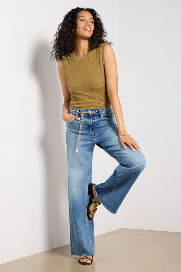 Everve Tibi Mesh Tank Olive