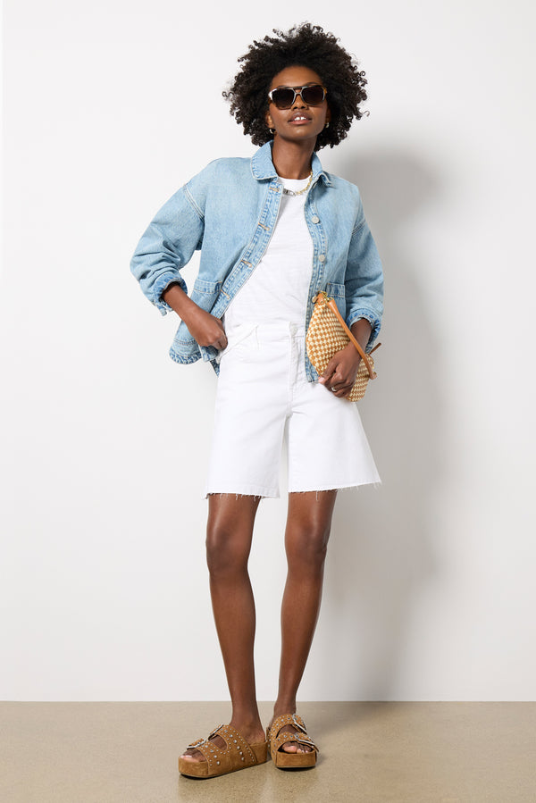 Everve Together Again Denim Jacket Medindigo