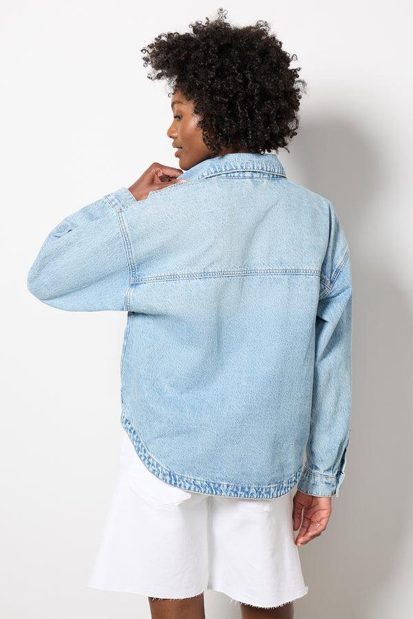 Everve Together Again Denim Jacket Medindigo