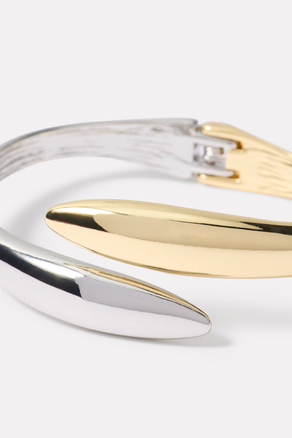 Everve Torrance Two Tone Cuff Gold/Silver
