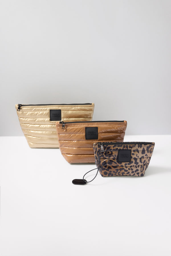 Everve Travel Trio Gold/Nude/Leopard