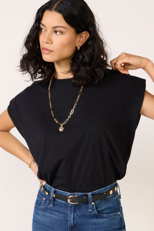 Everve Trina Muscle Tee Black