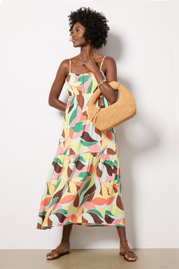 Everve Tropic Maxi Dress Brightbreezepalm