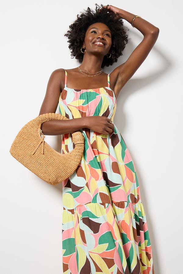 everve Tropic Maxi Dress Brightbreezepalm