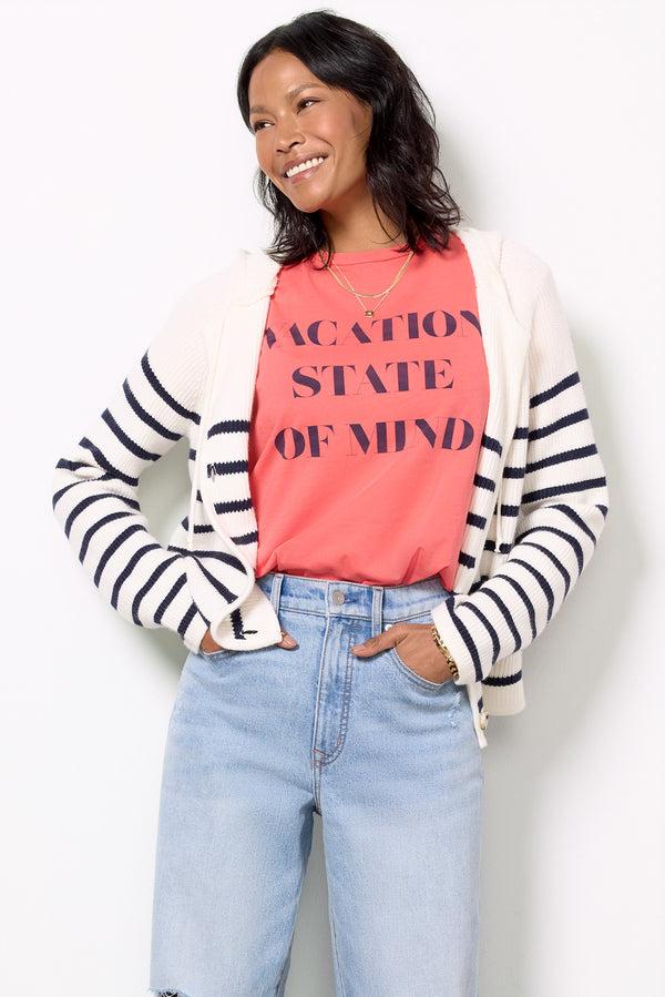 everve Vacation State of Mind Tee Vintagecoral