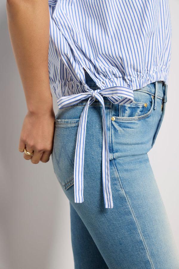 Everve Vela Muscle Top Bluestripe