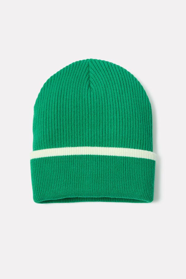 everve Vermont Solid Beanie Green/White