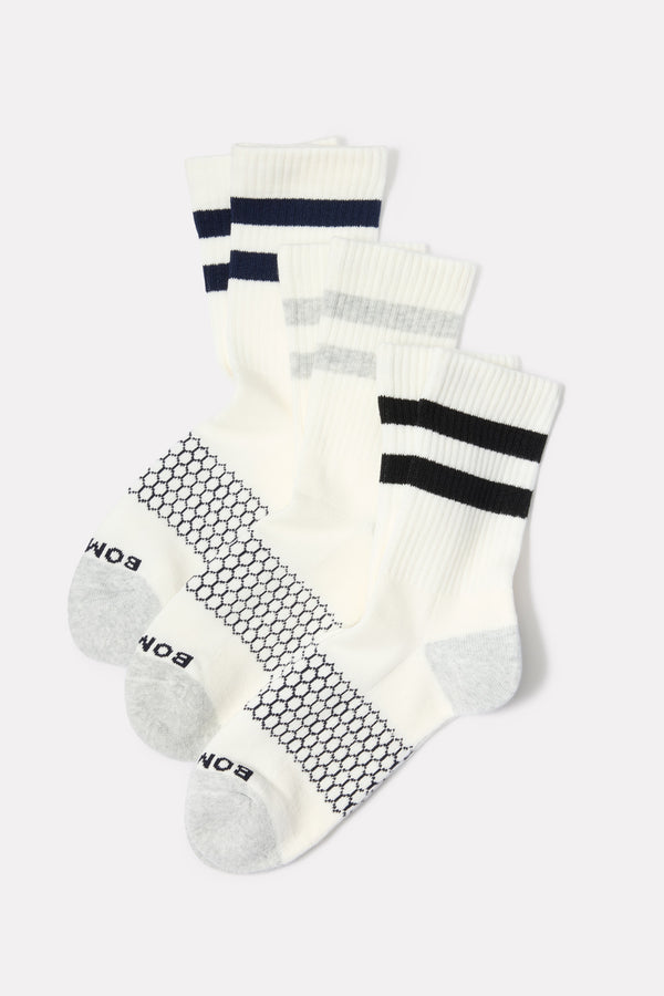 everve Vintage Stripe Half Calf Pack Softwhitemix