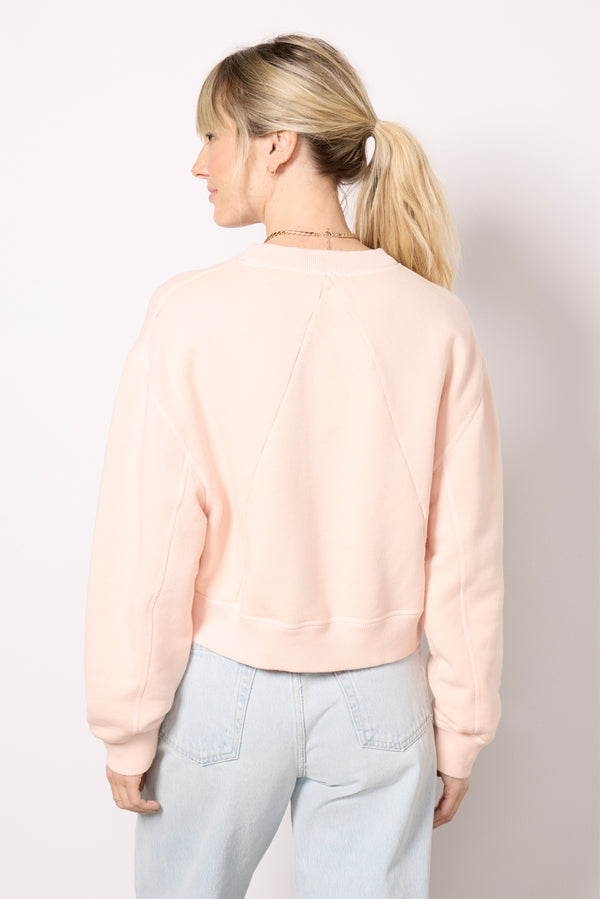 Everve Vintage Terry Sweatshirt Peach