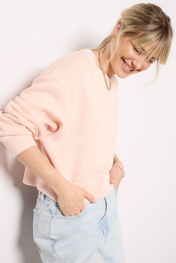 everve Vintage Terry Sweatshirt Peach