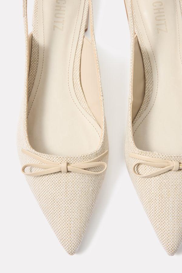 Everve Violetta Sculpt Flat Offwhite