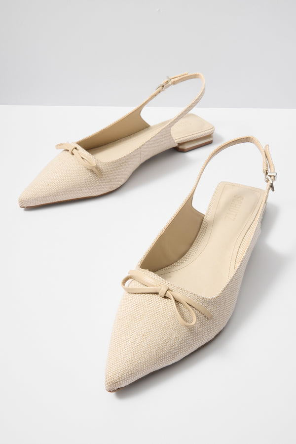 everve Violetta Sculpt Flat Offwhite