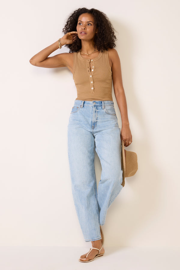 everve Wes High Rise Barrel Gaze