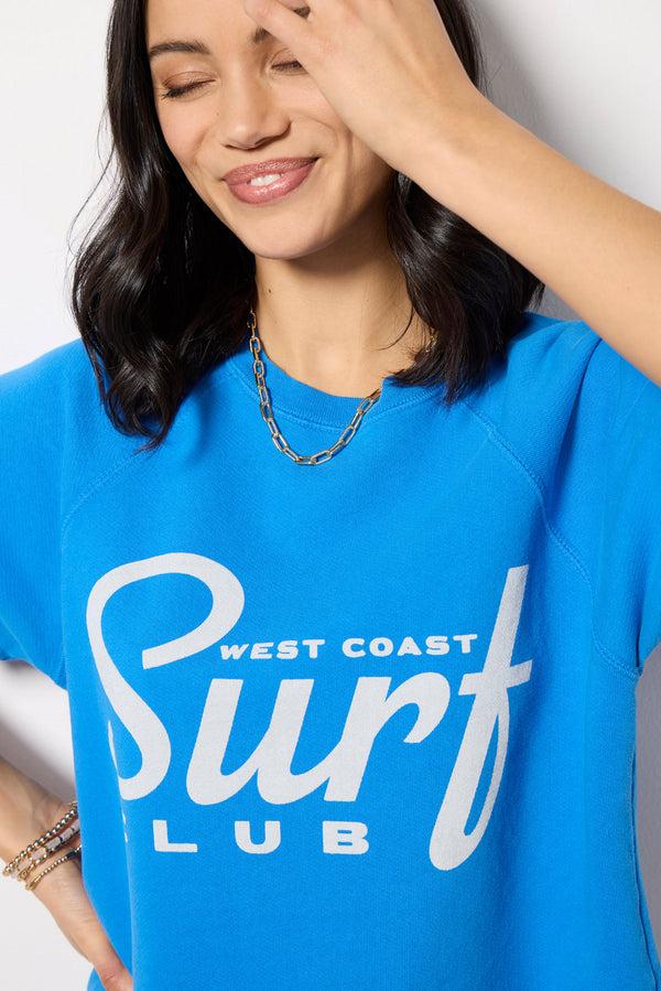 Everve West Coast Cutoff Sweatshirt Blue
