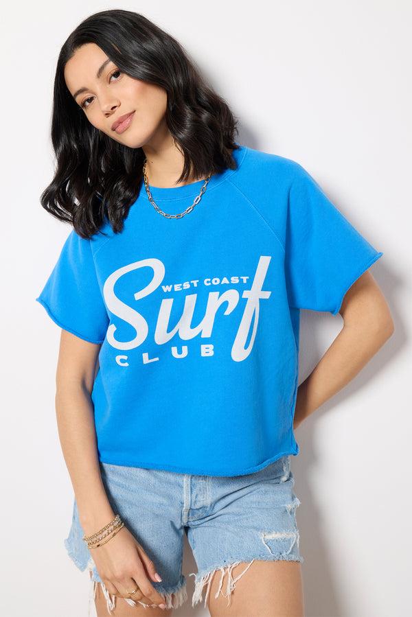 everve West Coast Cutoff Sweatshirt Blue