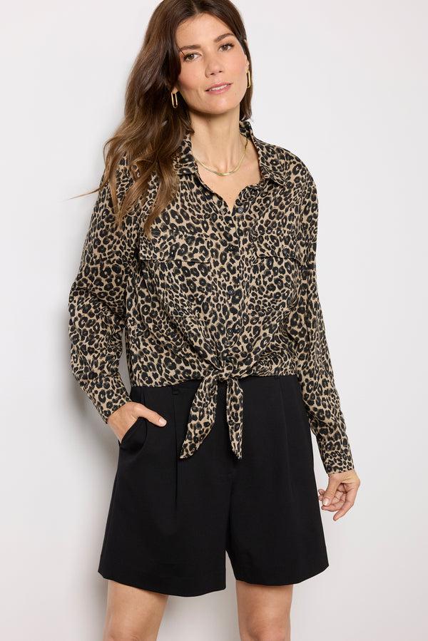 Everve Wild Love Tie Top Frenchkitty