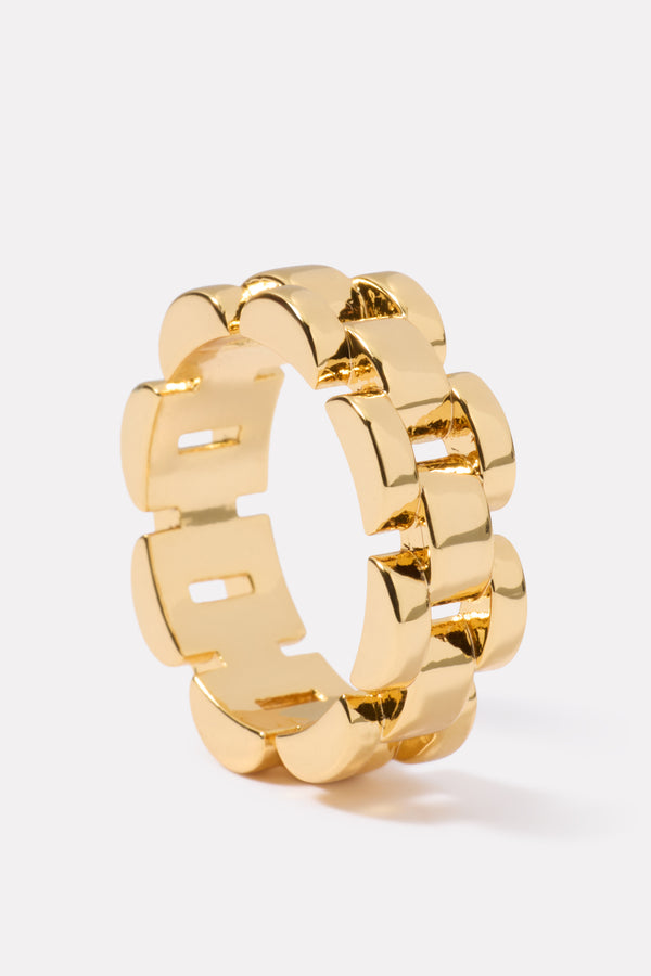 everve Winnie Watchband Ring Gold