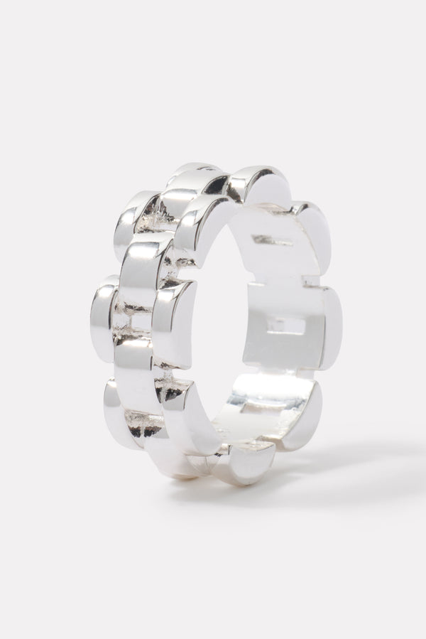 everve Winnie Watchband Ring Silver