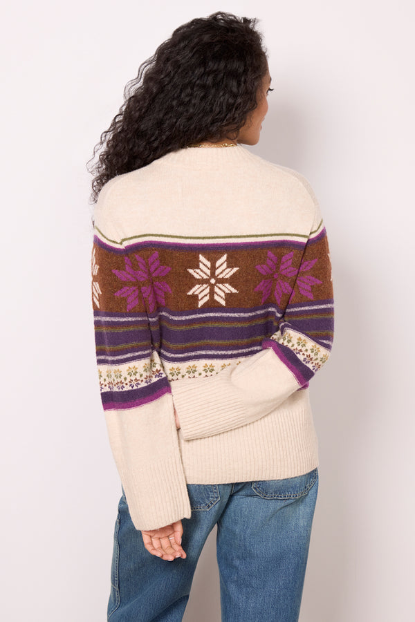 Everve Winter Solstice Sweater Multisnowflake