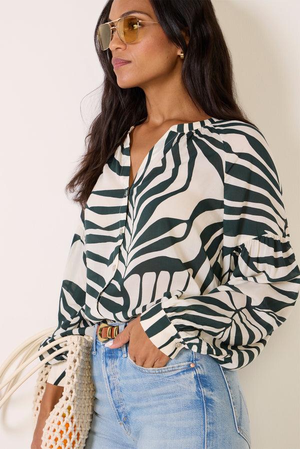 Everve Without A Doubt Blouse Greenoasis