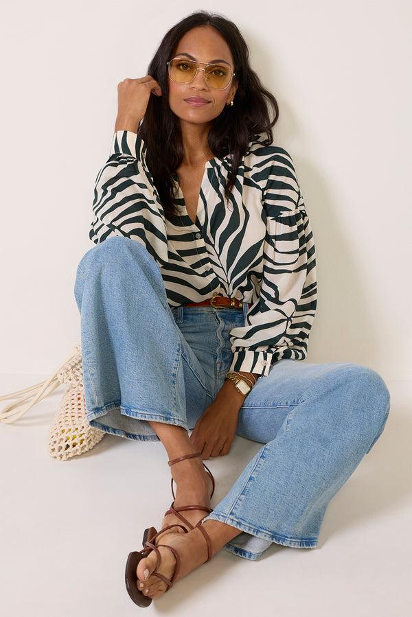 everve Without A Doubt Blouse Greenoasis