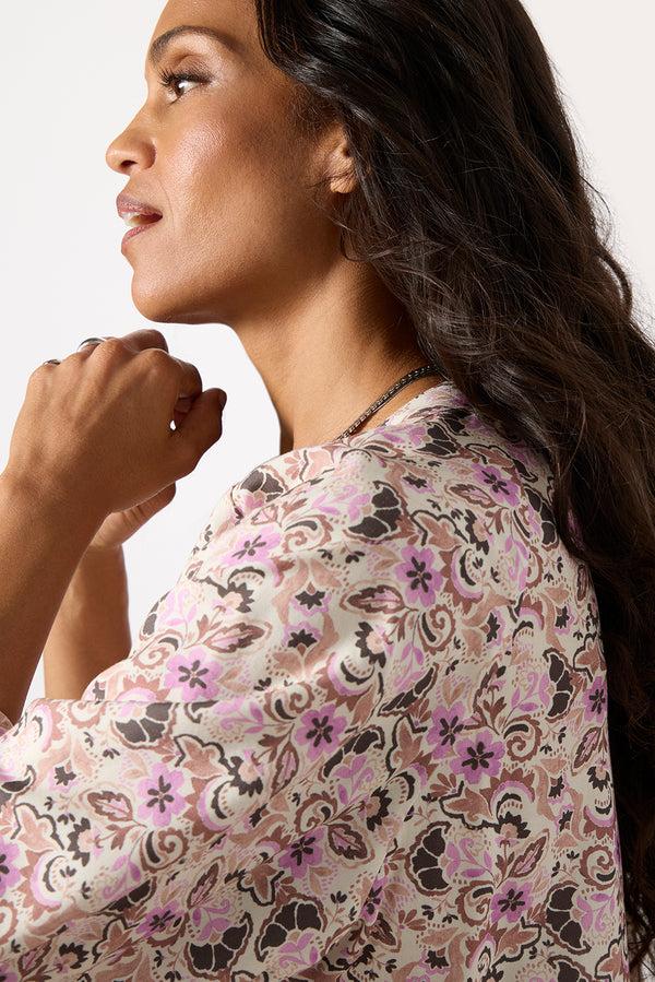 Everve Wren Toile Blouse Sand