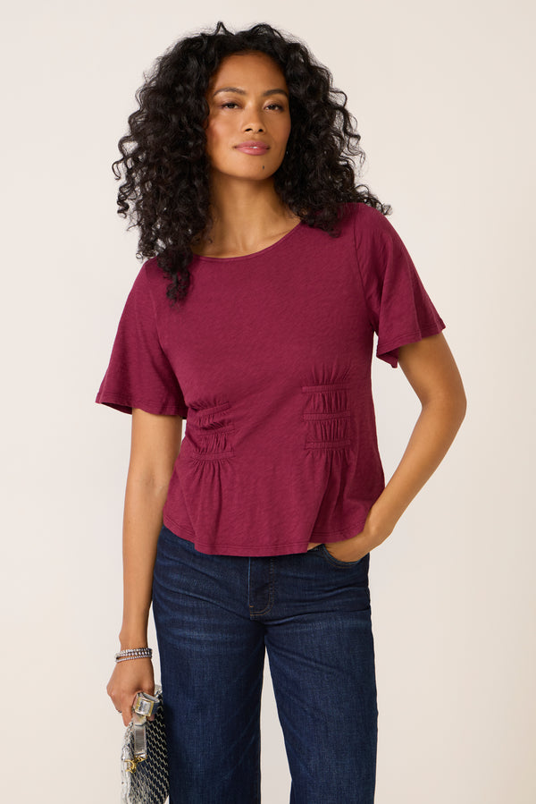 Everve Yasmine Top Cherrywood