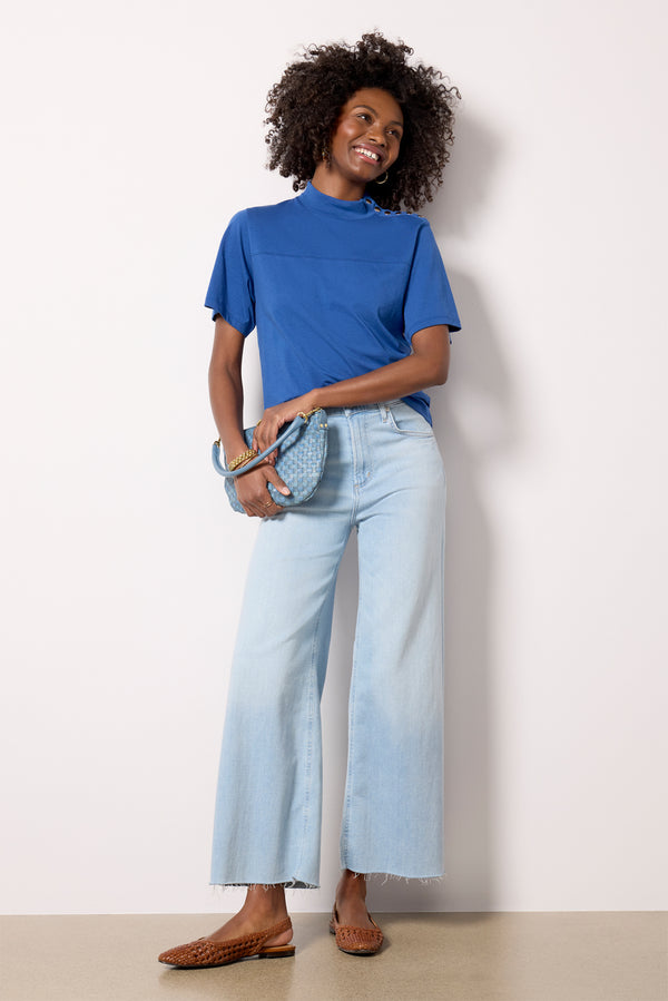 Everve Yvette Top Bluetile