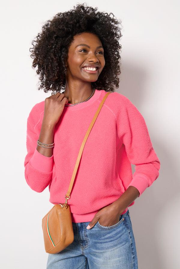 Everve Ziggy Inside Out Sweatshirt Pinkbloom