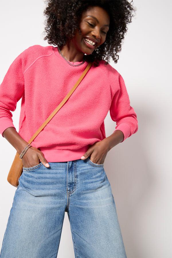 everve Ziggy Inside Out Sweatshirt Pinkbloom