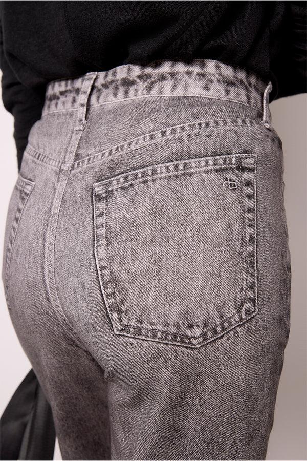 Everve Miramar Shae High Rise Full Relaxed Straight Raven
