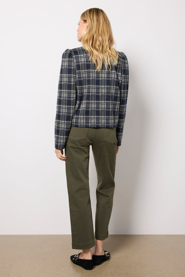 Everve Quincy Weekender Straight Pant Vintageforestmoss