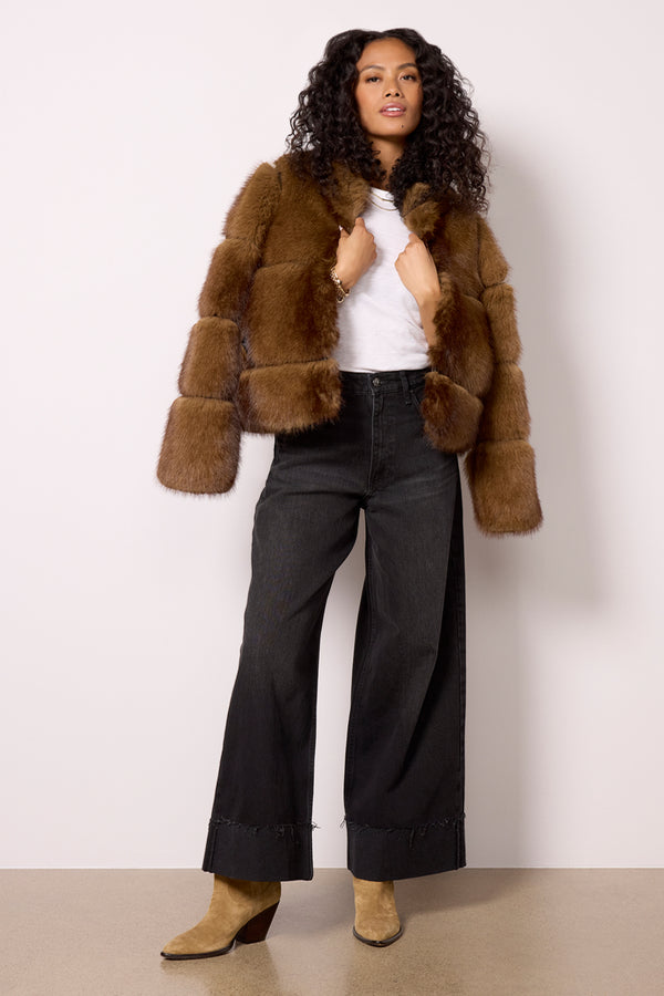 Everve SOFIE HIGH-RISE ANKLE WIDE LEG WITH CUFF Blair