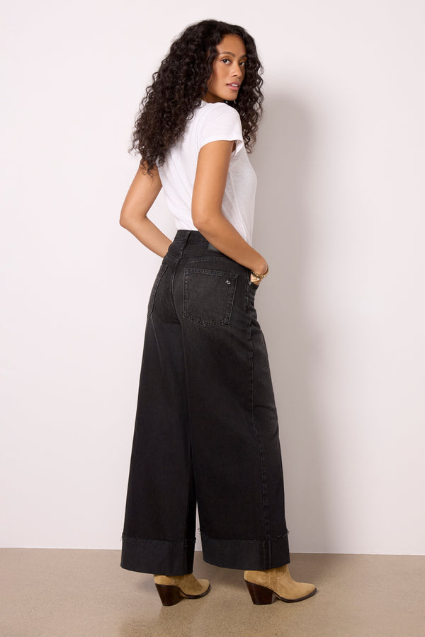 everve SOFIE HIGH-RISE ANKLE WIDE LEG WITH CUFF Blair