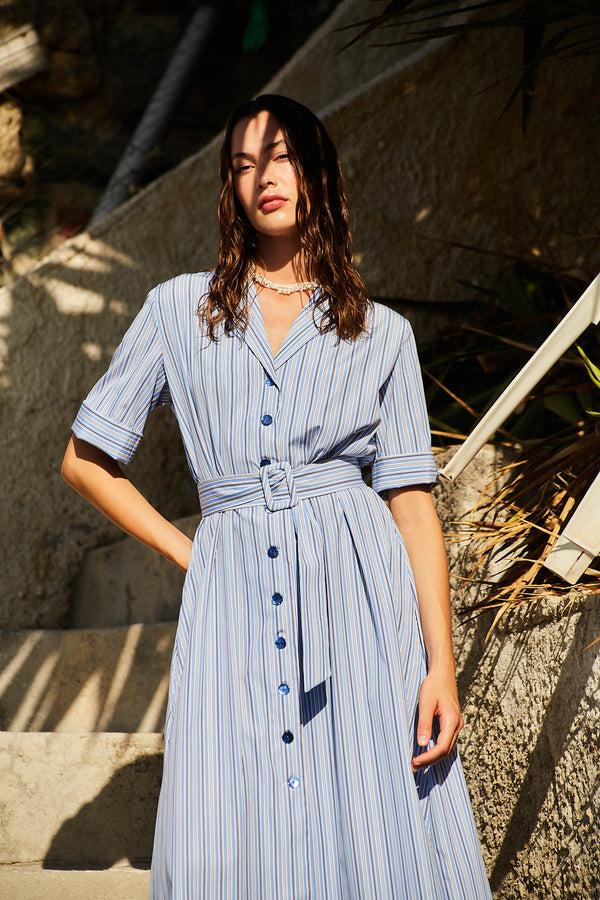 Evi Grintela Molly Midi SS Stripe