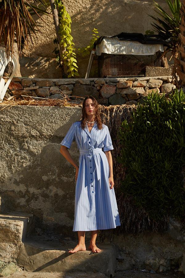 Evi Grintela Molly Midi SS Stripe